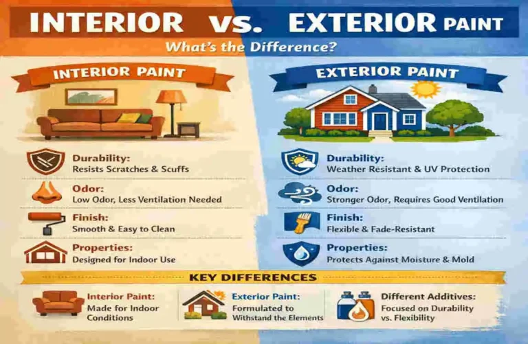 can you use interior paint on exterior