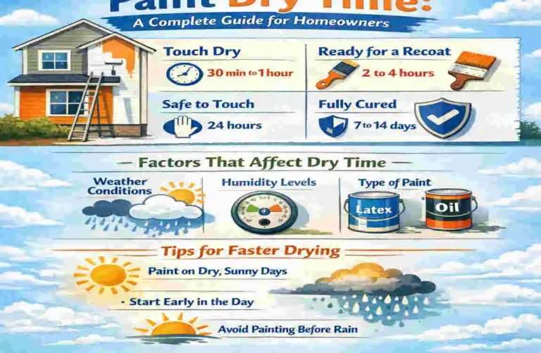 How Long Does It Take for Exterior Paint to Dry?