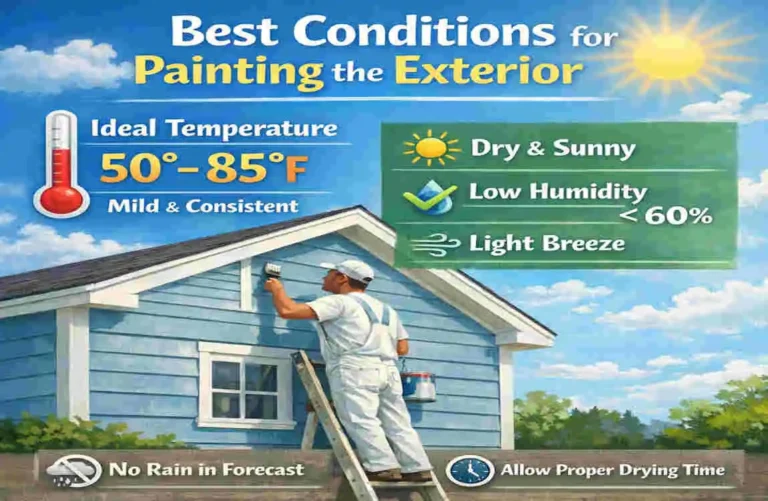 What Temperature to Paint Exterior of House? ]]
