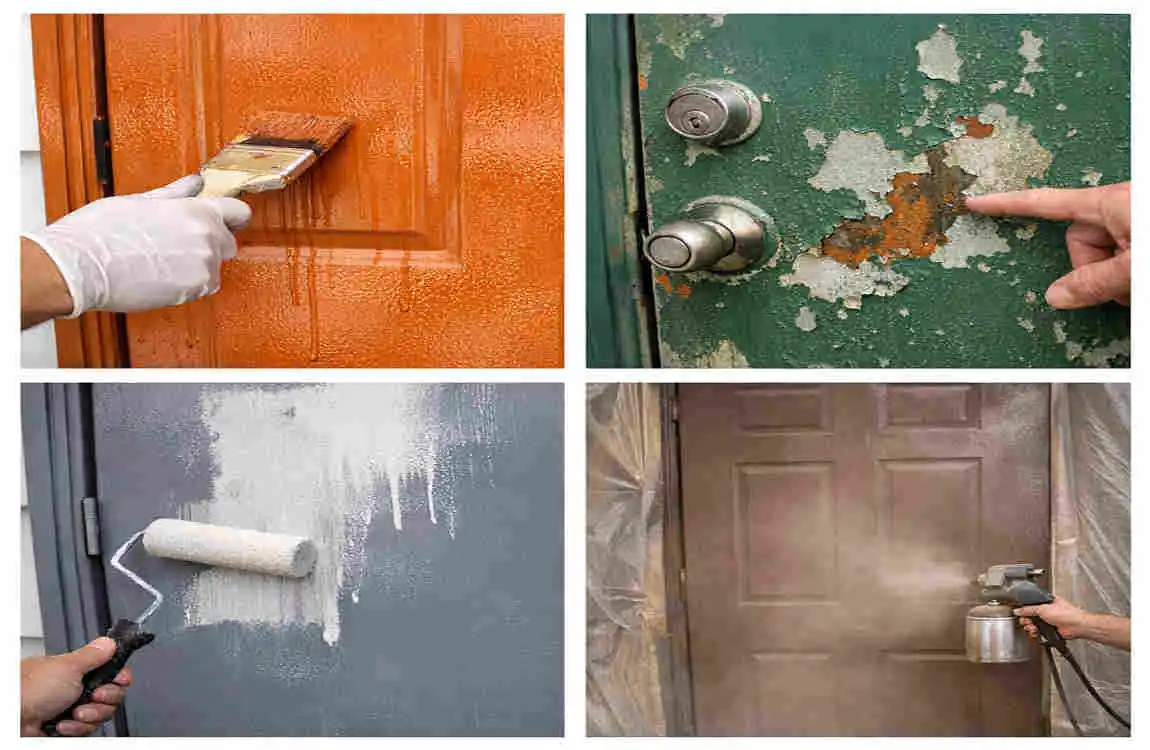 exterior enamel paint for metal doors