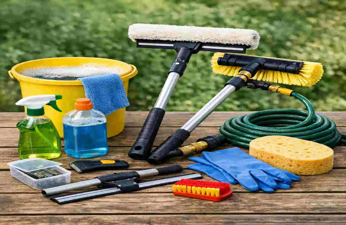 what to use to clean exterior windows