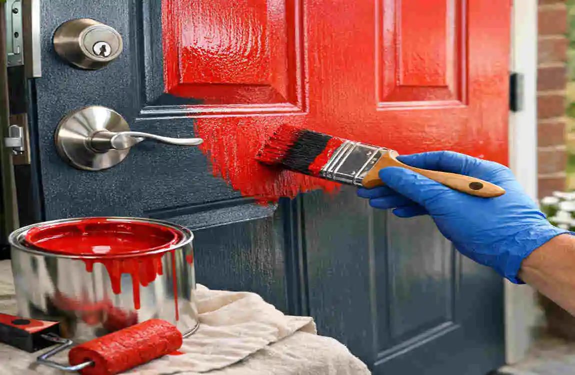 exterior enamel paint for metal doors