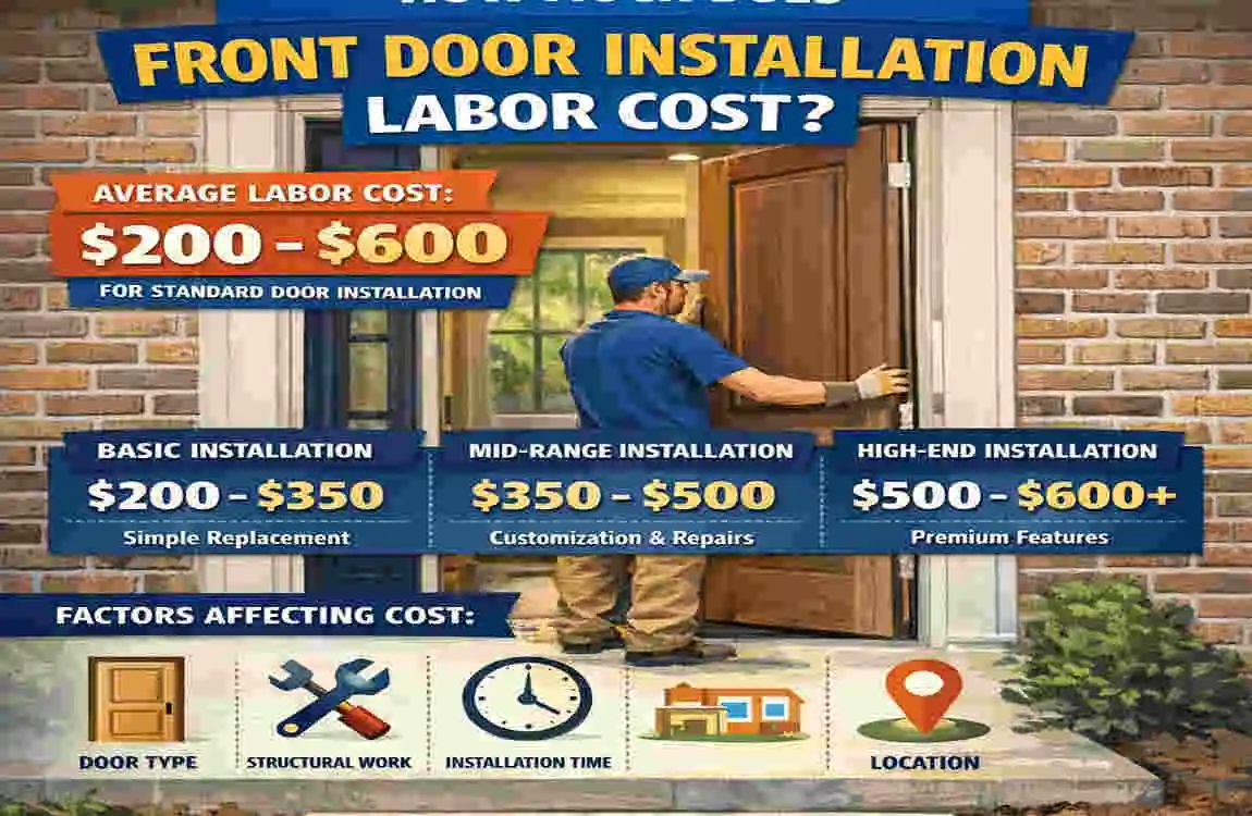how much does a new front door cost