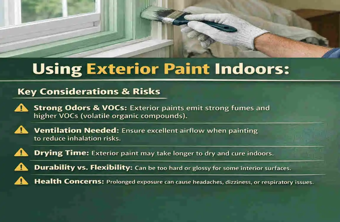 can you use exterior paint on the interior