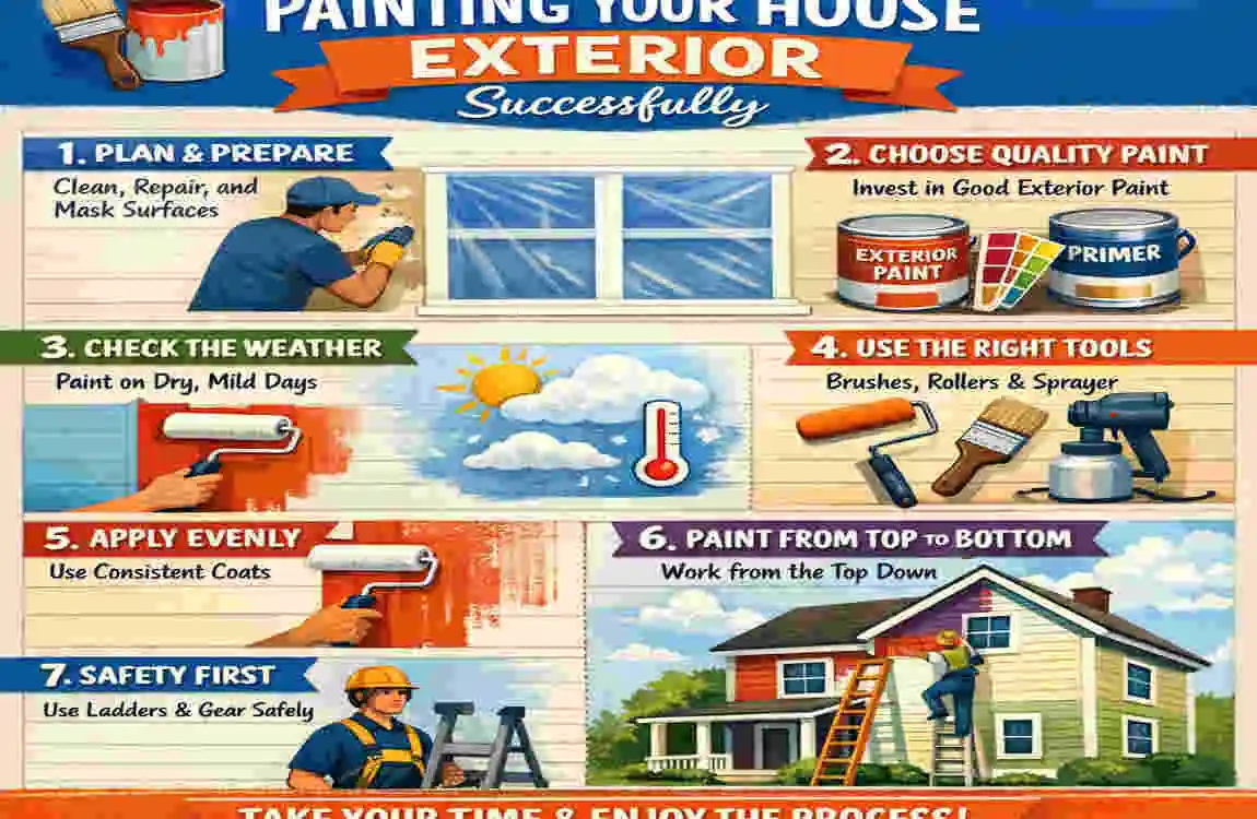 What Temperature to Paint Exterior of House? 