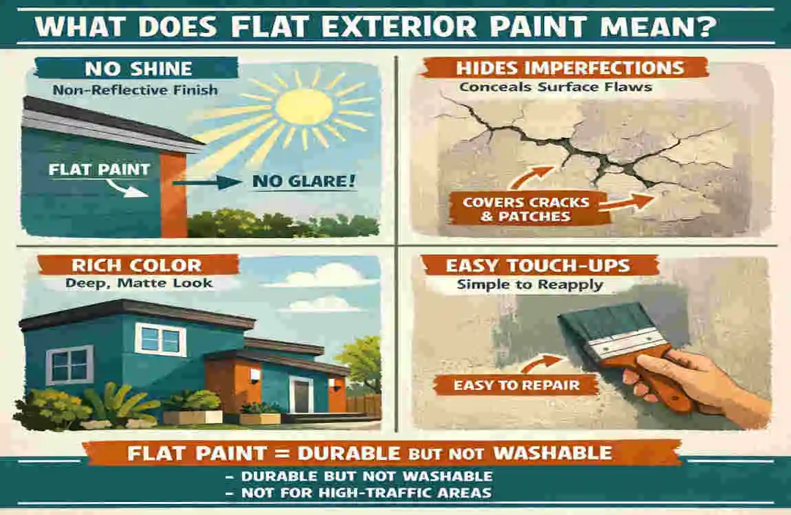 Is Most Exterior Paint Flat? 