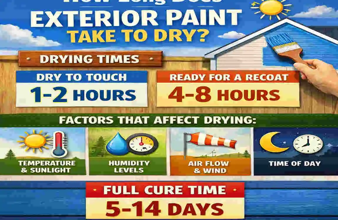 How Long Does It Take for Exterior Paint to Dry?