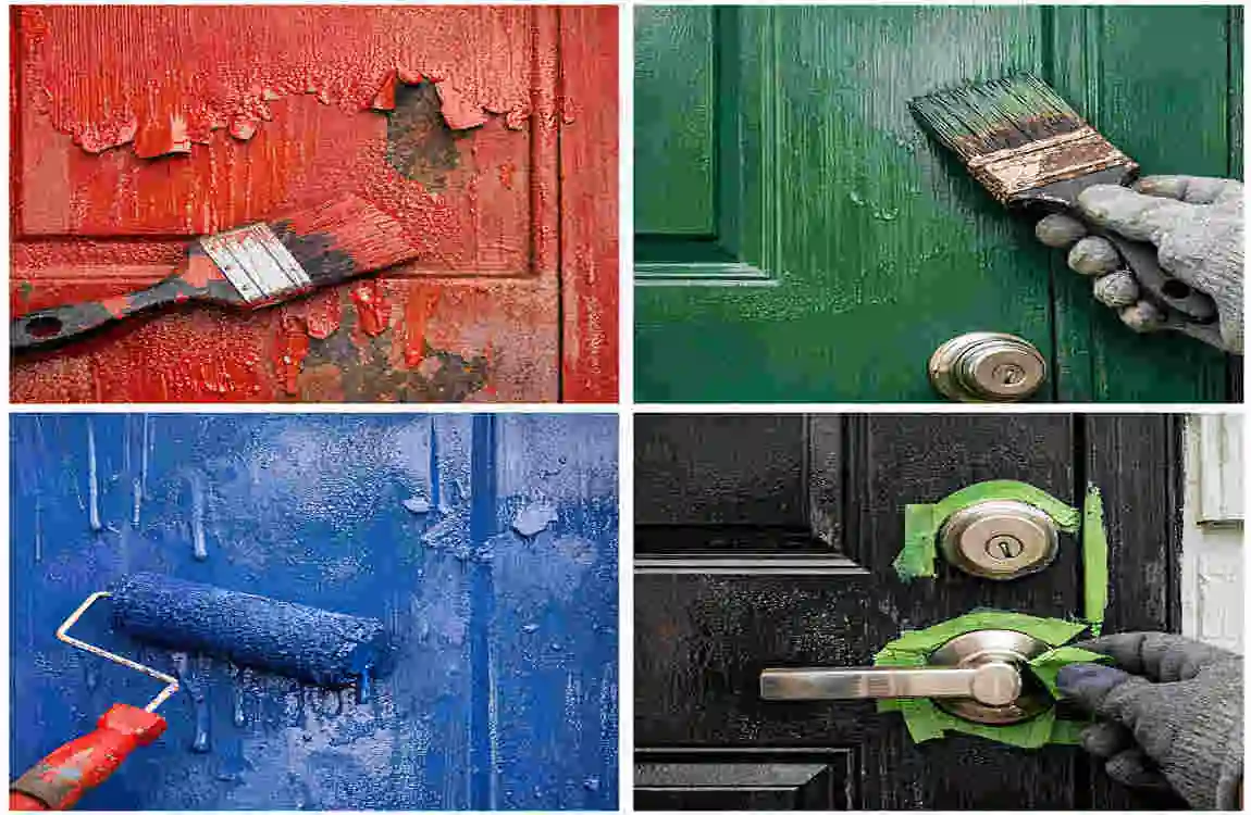 what type of paint to use on exterior metal door
