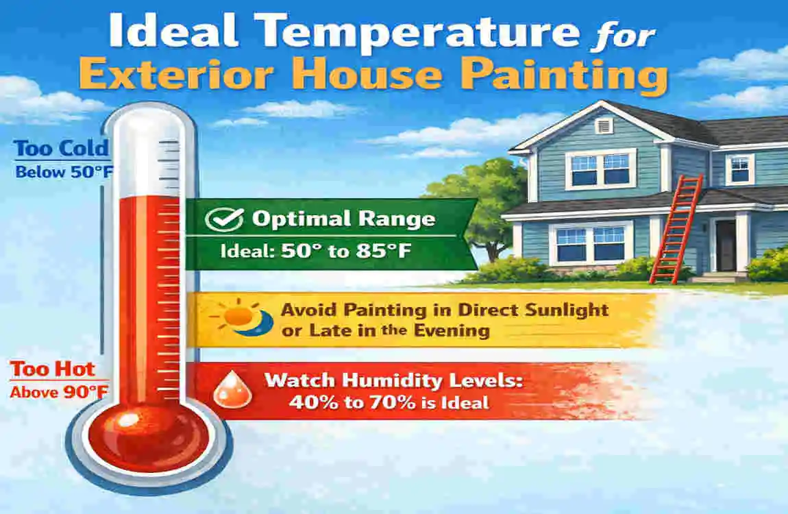 What Temperature to Paint Exterior of House? 