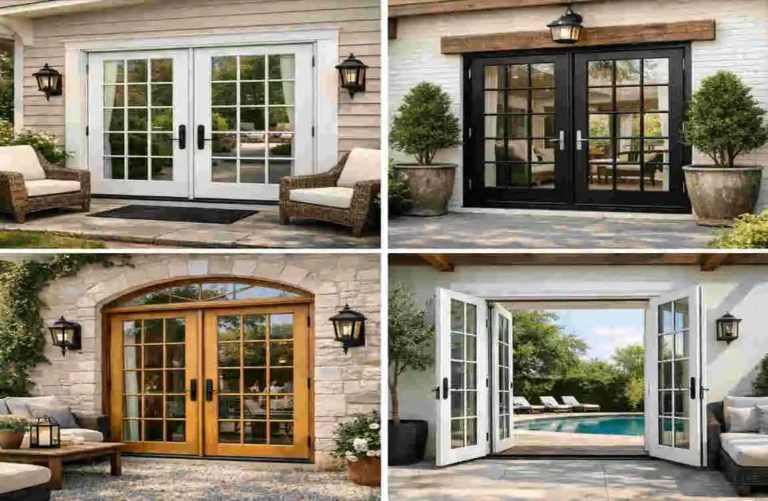 double french doors exterior