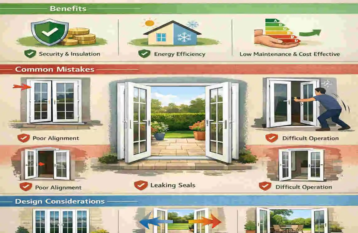 upvc double french doors exterior