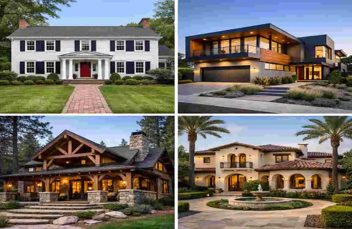 what are some popular exterior house styles?