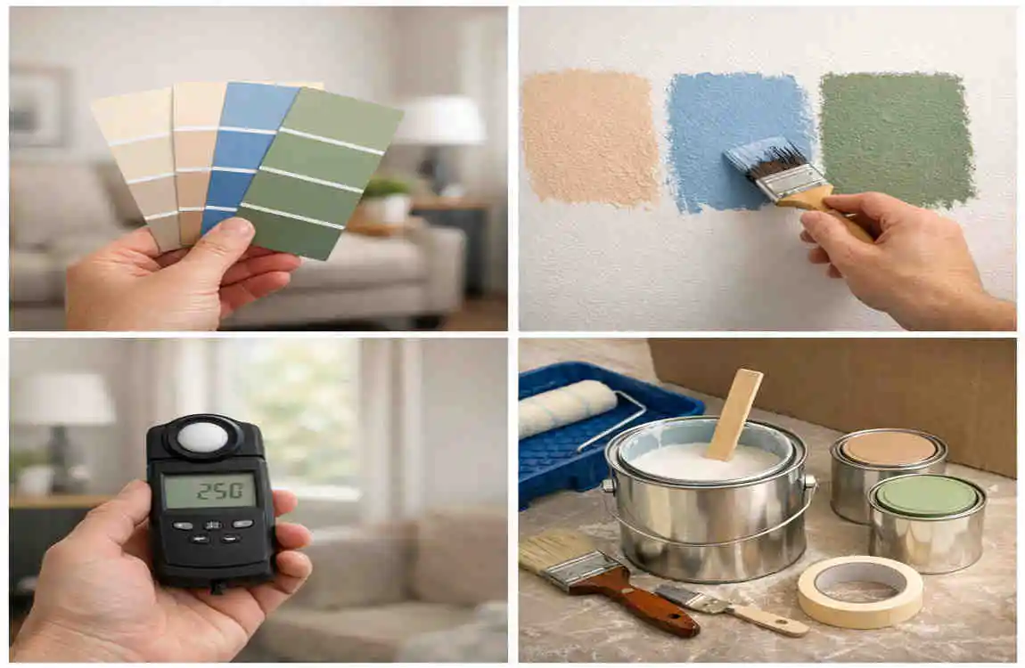 can use exterior paint inside
