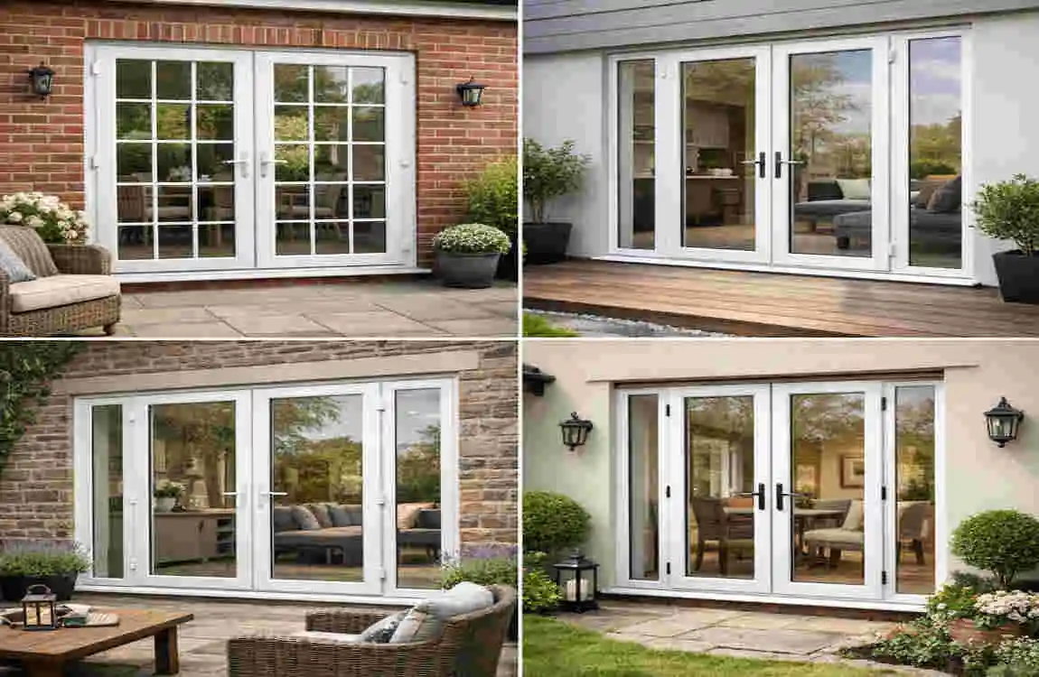 upvc double french doors exterior