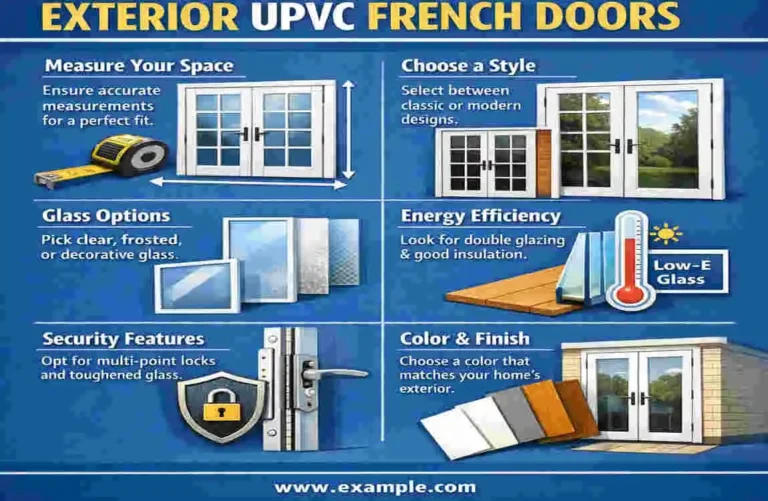 upvc double french doors exterior