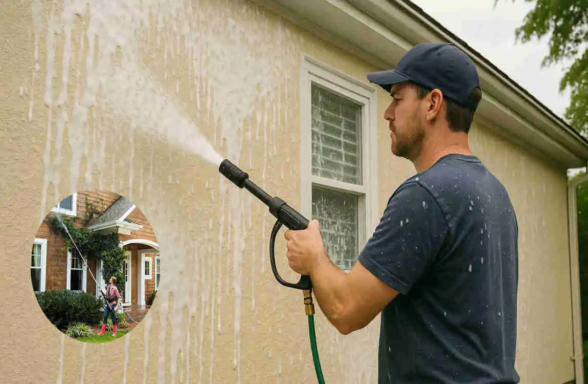 How to Wash House Exterior Walls