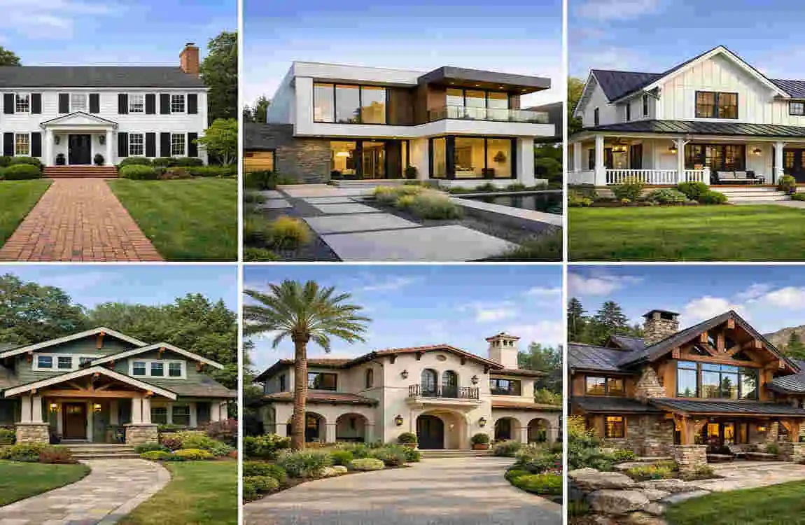 what are some popular exterior house styles?