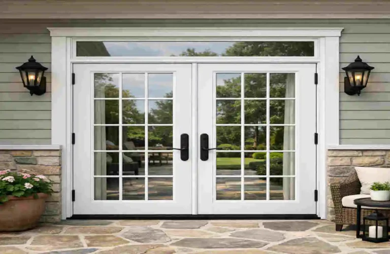 Stylish Prehung Double French Doors for Home Exteriors prehung double french doors exterior