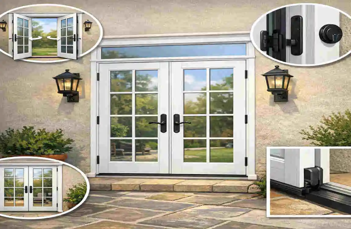 double french doors exterior