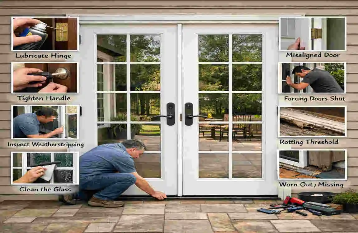 prehung double french doors exterior